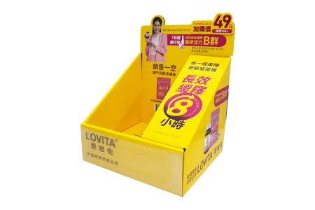 Aangepaste Geprinte Displaystand voor Biotech & Gezondheidsproducten