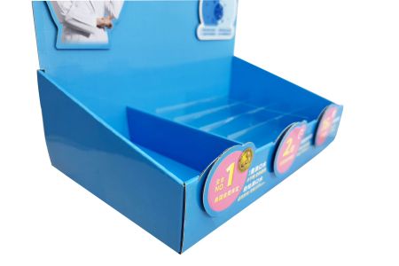 Suporte de Exibição Impresso Personalizado para Produtos de Cuidado Oral Infantil