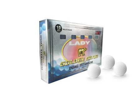 Set regalo di palline da golf Scatole in carta olografica - Set regalo di palline da golf Scatole in carta olografica - Vista frontale