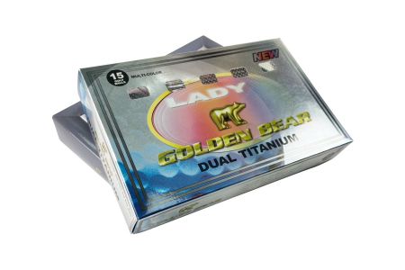 Ensemble de cadeaux de balles de golf Boîtes en papier holographique - Caractéristique