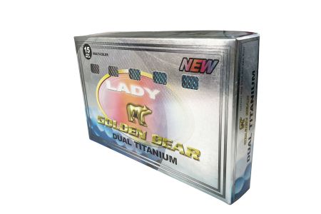 Ensemble de cadeaux de balles de golf Boîtes en papier holographique - Vue d'ensemble