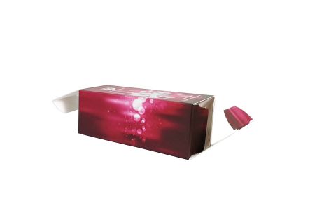 Kosmetische silberne metallische Folienpapierboxen