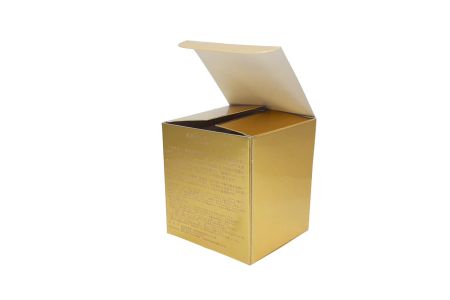 金鋁箔紙-保養品包裝盒正面照