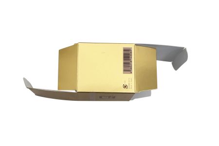 金鋁箔紙-保養品包裝盒背面照