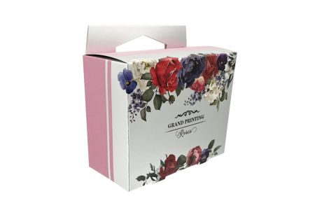 Silberfolie Papierverpackungsbox für Hautpflegeprodukte - Silberfolie Papierverpackungsbox für Hautpflegeprodukte - Vorderansicht