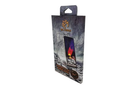 Silver Foil Paper Packaging Box For Protective Film - Front view