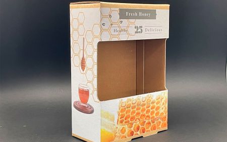 牛皮瓦楞材質+挖洞