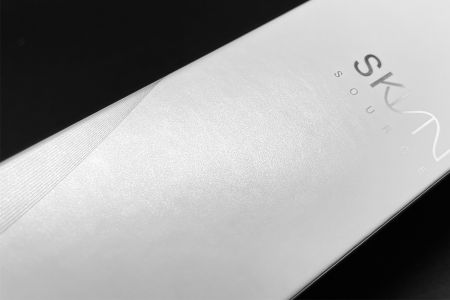 銀箔紙 保養品包裝盒 乳液包裝彩盒 精緻包裝盒 似珠光材質