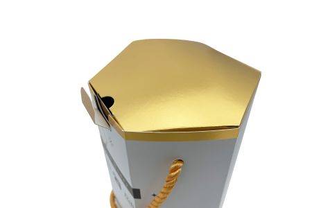 金色鋁箔盒 飲品包裝 蜂蜜禮盒 手提彩盒 印刷包裝 舌扣特色