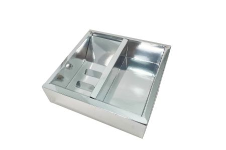 Silver Foil Dessert Packaging Color Box with Custom Printing