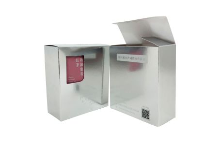 Aangepaste theezakdozen met zilveren folie verpakking