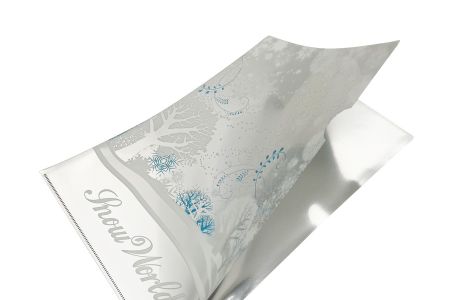 L夾銀箔材質高品質訂製 - 銀箔L型夾正面照