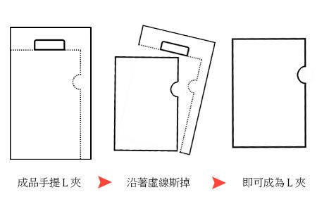 直式手提資料夾雙重用途操作說明