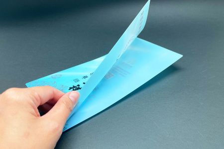 L型口罩收納夾內袋展示