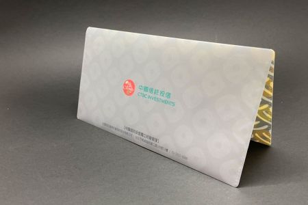 雙開式口罩收納夾背面照