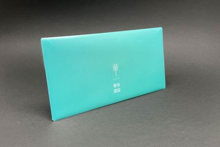 信封式卡扣雙層口罩夾印刷 - 信封式雙層口罩收納夾正面照