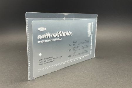 試用品包裝收納夾專業訂製 - PP鏡面收納夾 試用品 禮品包裝