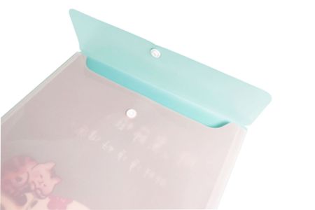 Függőleges gombos záródású PP mappa