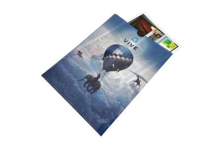 直式U型夾彩色印刷 - U型夾正面照