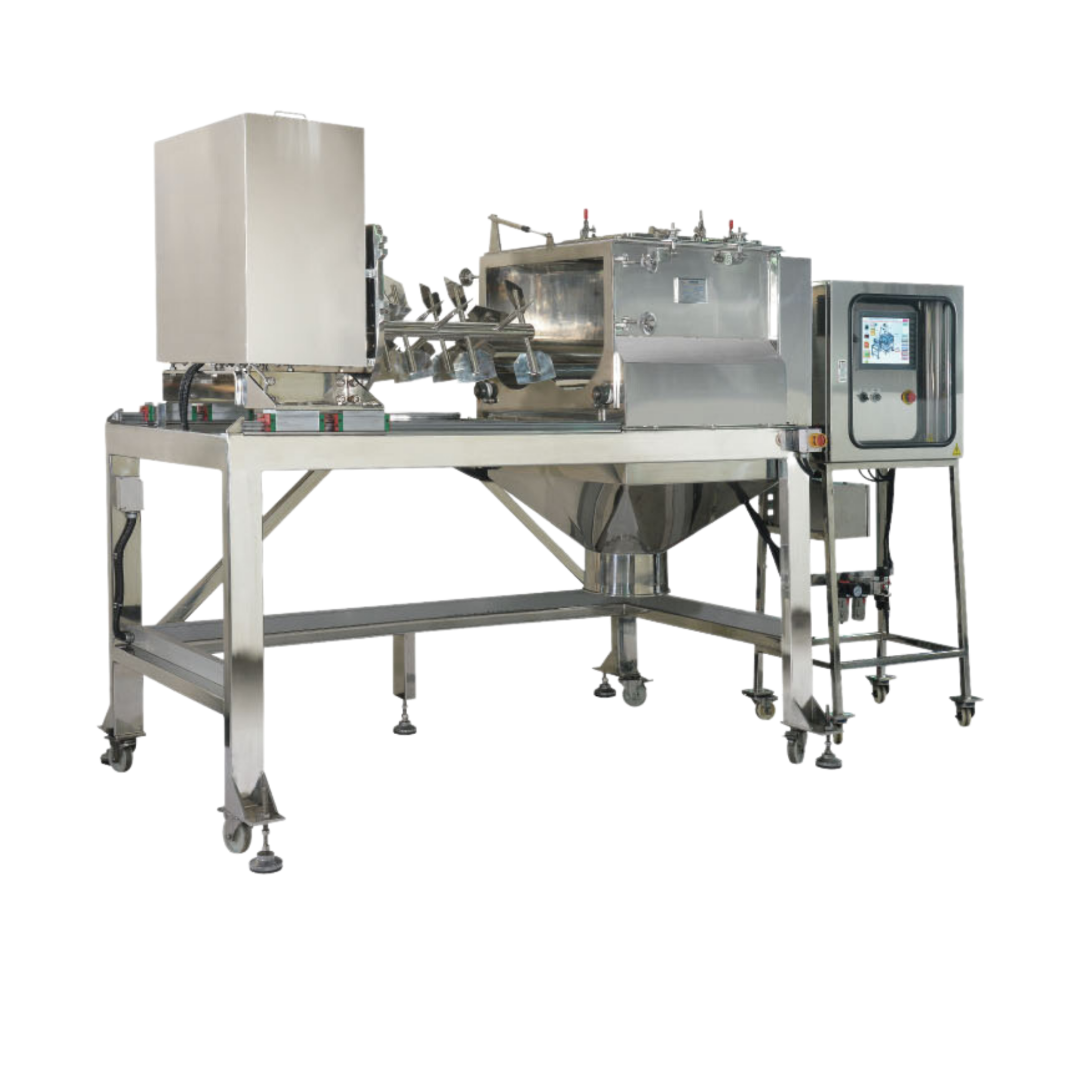 Mill Powder Tech เครื่องผสมเพลาสองความเร็วสูง | อุปกรณ์ผสมผงไร้น้ำหนัก