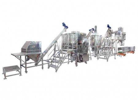 Système de mélange, de transport et d'emballage de poudre pour la pâtisserie - Système de mélange, de transport et d'emballage de poudre pour la pâtisserie