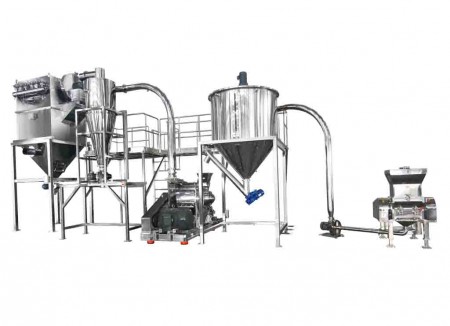 Bromelain Crushing & Grinding System - Bromelain Crushing & Grinding System / TM-800 & CCM-520