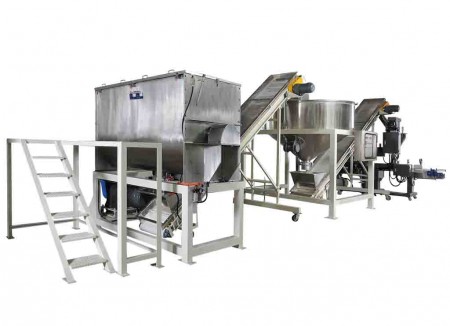 Système de mélange et d'emballage de poudre de jus - Système de mélange et d'emballage de poudre de jus