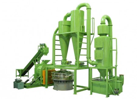 Sistema de trituración y molienda de fibras de palma - Sistema de trituración y molienda de fibras de palma / TM-800