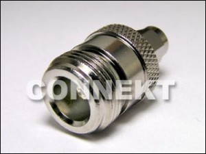 Adaptador N Jack para Plug SMA - Adaptador N Jack para Plug SMA