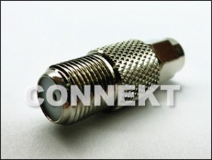 F Jack To SMA Plug 75ohm Adaptor