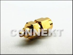 MMCX Plug To SMA Plug Adaptor