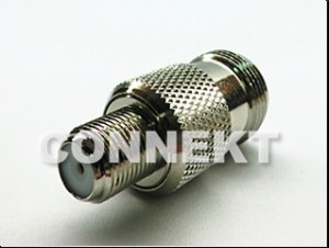 Адаптер F Jack к N Jack 75 Ом