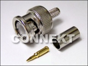 Tipo de Plugue BNC Crimp - Tipo de Plugue BNC Crimp