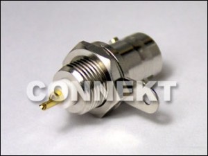 Conector BNC Tipo Bulkhead Para Montagem Frontal - Conector BNC Tipo Bulkhead Para Montagem Frontal