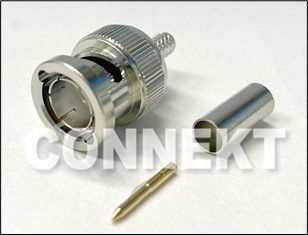 12G-SDI BNC,Plug Crimp For 1855A/4855R Cable,75ohm