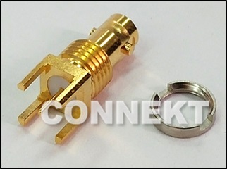 12G-SDI уникальный разъем BNC для монтажа на П.С.Б (75 Ом)