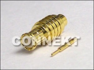 Connecteur MCX à souder pour câble SS405/.085