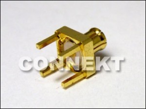 Connecteur MCX pour montage sur PCB (4 pattes)