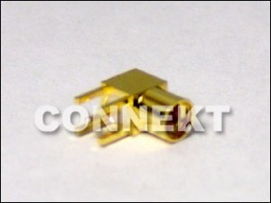 MMCX Jack For P.C.B Mount (4 Legs), Right Angle - MMCX Jack For PCB Mount (4 Legs), Right Angle
