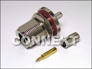 Złącze N RP do montażu na panelu - Złącze N RP do montażu na panelu