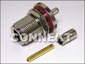 N Jack Typ Crimp w Ścianie - N Jack Typ Crimp w Ścianie