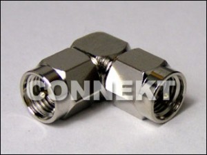 Адаптер SMA Plug к SMA Plug, угловой - Адаптер SMA Plug к Plug, угловой