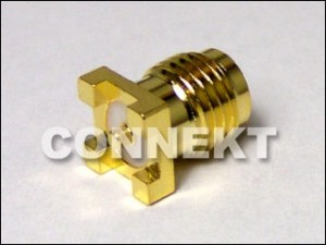 Connecteur SMA pour montage sur circuit imprimé (SMT)