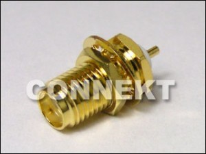 SMAジャック バルクヘッドタイプ(リアマウント) - SMAジャック バルクヘッドタイプ(リアマウント)