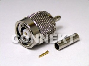 Разъем TNC тип RP для кабеля HPP100/RG316 (зажимной) - Разъем TNC тип RP (зажимной)