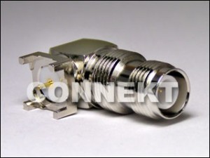 TNCジャック、PCBマウント用、右角度 - TNCジャック、PCBマウント用、右角度