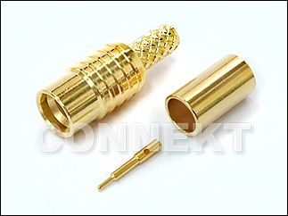 SMP Connector, center contact, ferrule