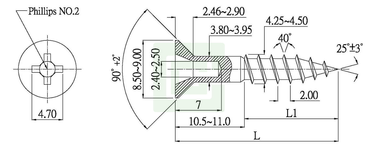 Fph40 Tapping Screw | Durable Fasteners for Industrial B2B Needs | Chan Chin C.
