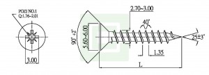 Tornillo para tablero de partículas - Tornillo para tablero de partículas