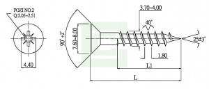 Tornillo para tablero de partículas - Tornillo para tablero de partículas